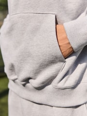 Grey Overhead Hoodie EDIT Heavyweight 100% Cotton Hoodie - Image 5 of 8