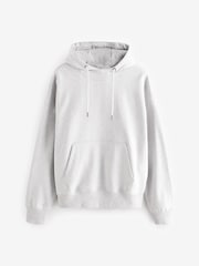 Grey Overhead Hoodie EDIT Heavyweight 100% Cotton Hoodie - Image 6 of 8
