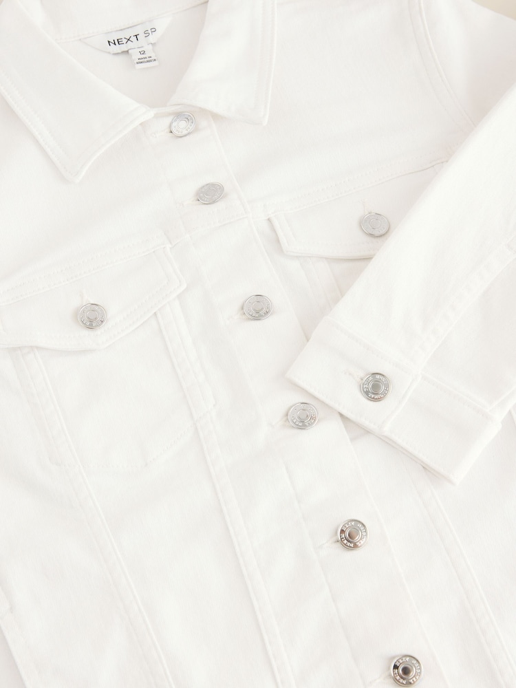 White Denim Jacket - Image 3 of 3