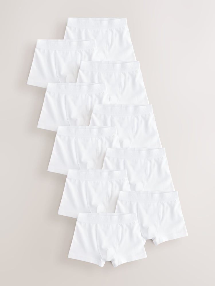 White Trunks 10 Pack (1.5-16yrs) - Image 1 of 5