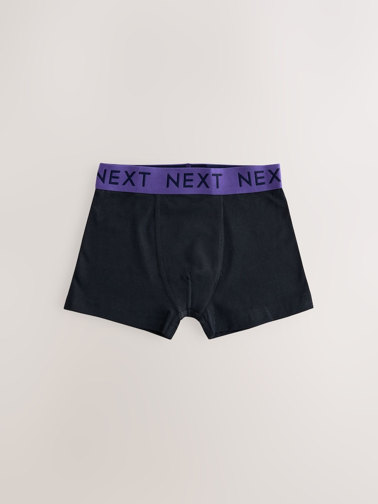 Black with Varsity Waistband Trunks 10 Pack (1.5-16yrs) - Image 10 of 14