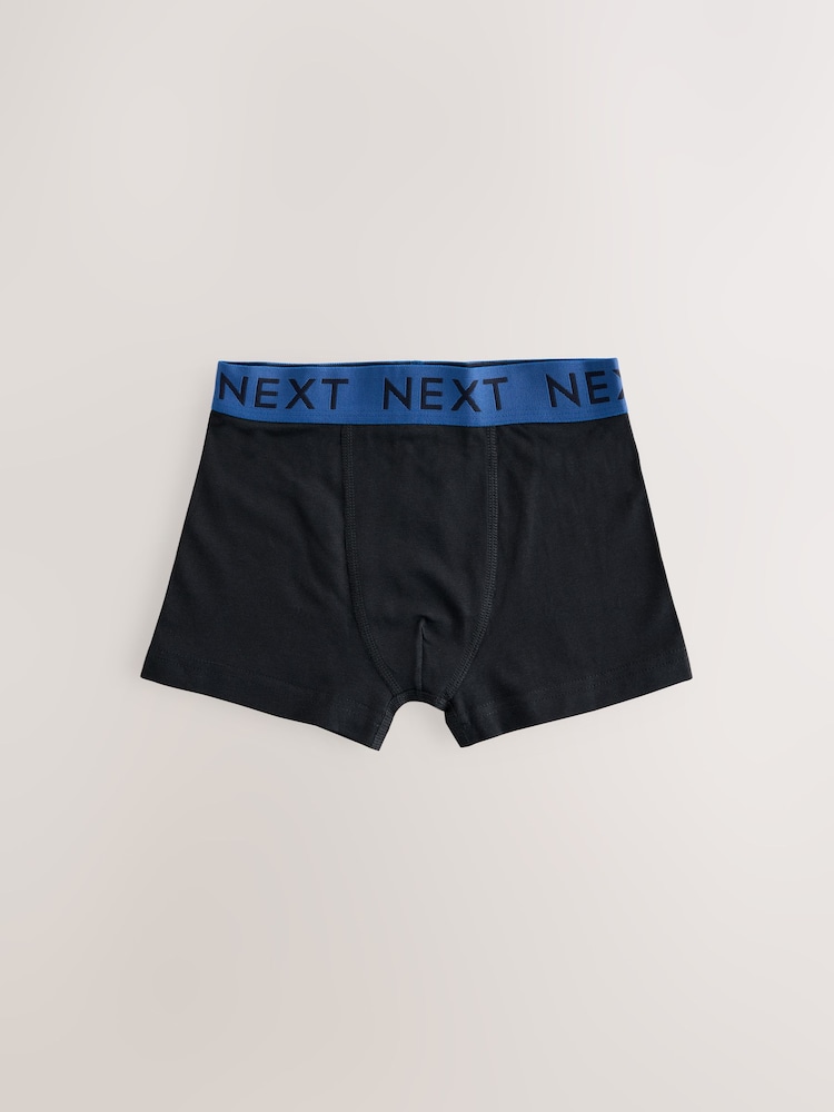 Black with Varsity Waistband Trunks 10 Pack (1.5-16yrs) - Image 11 of 14
