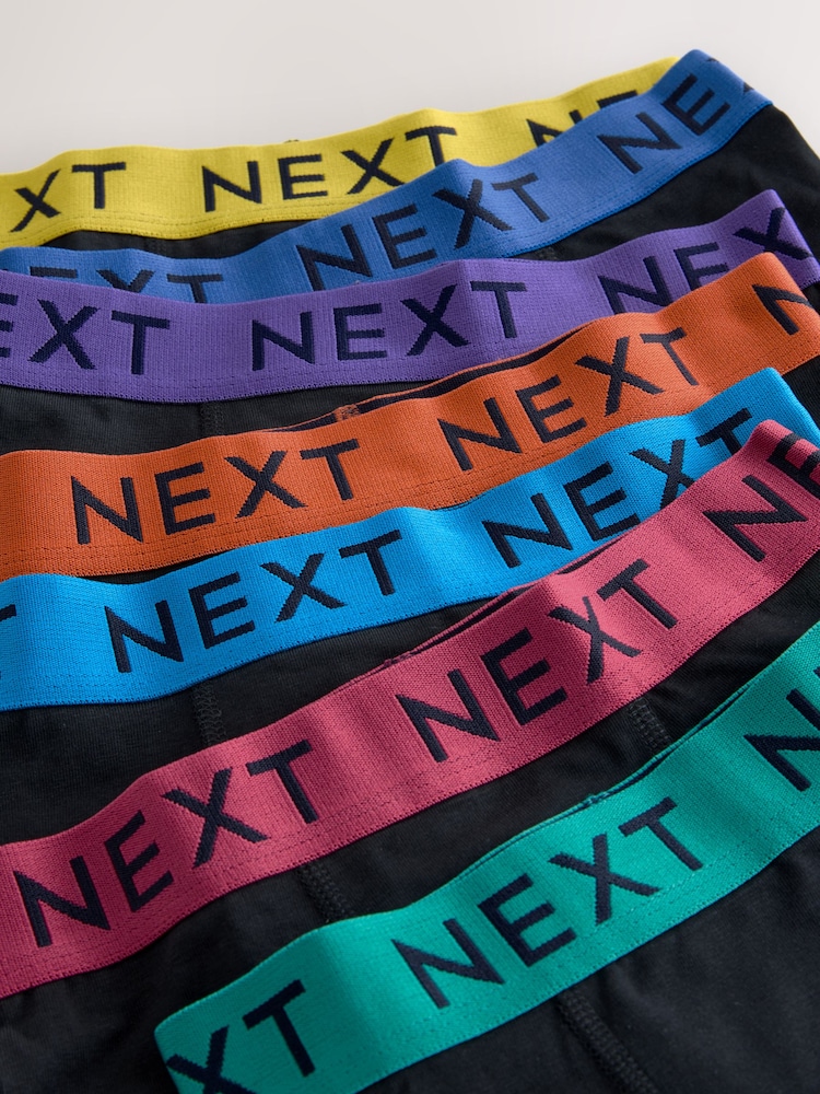 Black with Varsity Waistband Trunks 10 Pack (1.5-16yrs) - Image 13 of 14