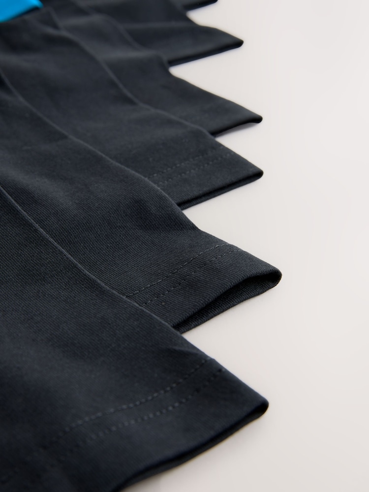 Black with Varsity Waistband Trunks 10 Pack (1.5-16yrs) - Image 14 of 14 Black with Varsity Waistband Trunks 10 Pack (1.5-16yrs) - Image 14 of 14