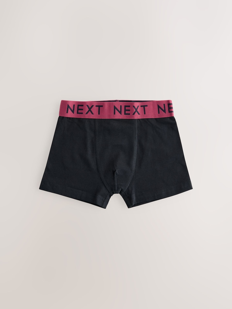 Black with Varsity Waistband Trunks 10 Pack (1.5-16yrs) - Image 5 of 14