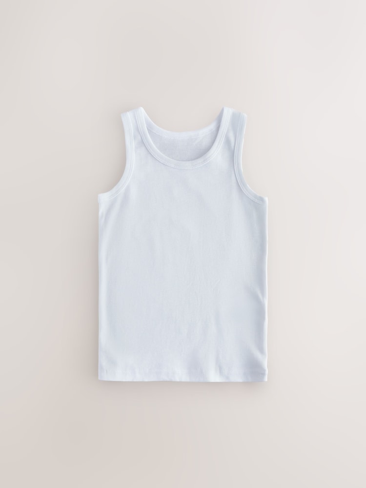 Multicolour Vests 5 Pack (1.5-16yrs) - Image 2 of 9