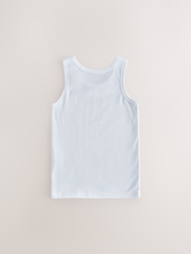 Multicolour Vests 5 Pack (1.5-16yrs) - Image 3 of 9