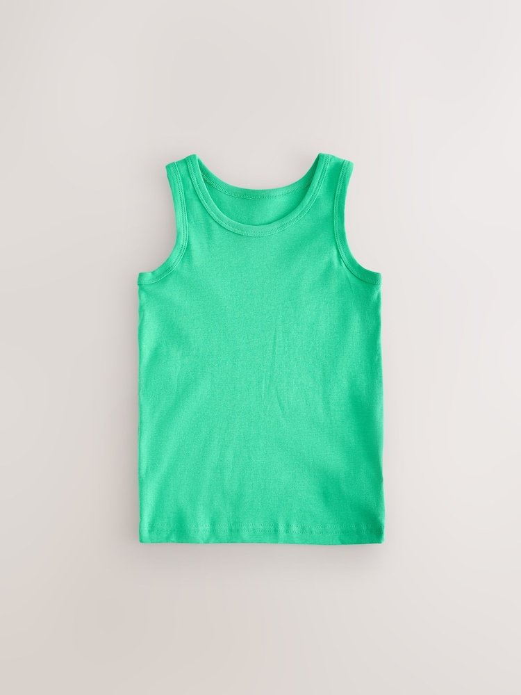 Multicolour Vests 5 Pack (1.5-16yrs) - Image 5 of 9