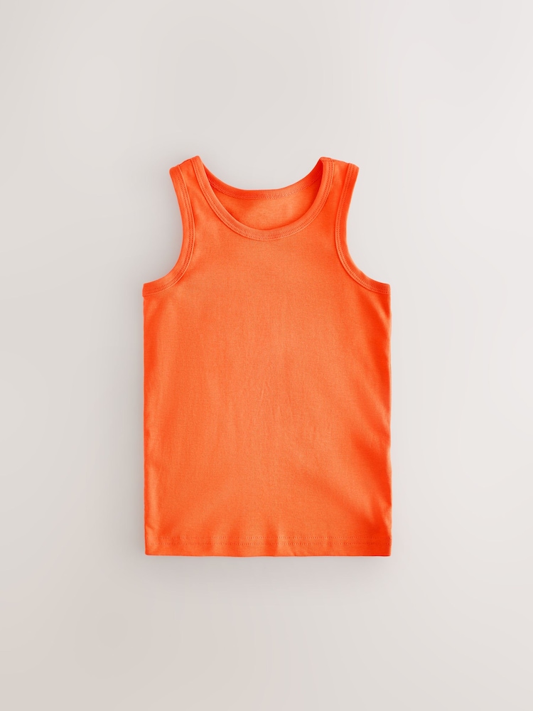 Multicolour Vests 5 Pack (1.5-16yrs) - Image 6 of 9