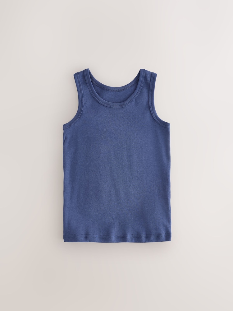 Multicolour Vests 5 Pack (1.5-16yrs) - Image 7 of 9