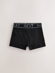 Black with Grey Waistband Trunks 5 Pack (1.5-16yrs) - Image 2 of 9