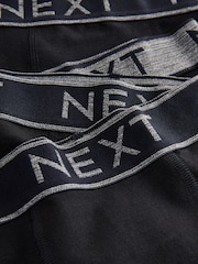 Black with Grey Waistband Trunks 5 Pack (1.5-16yrs) - Image 9 of 9