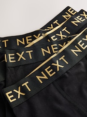 Black with Gold Waistband Trunks 5 Pack (1.5-16yrs) - Image 8 of 9