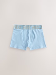 Blau mit goldfarbenem Bund - Unterhosen 7er-Pack (2–16Jahre) - Bild 4 von 11