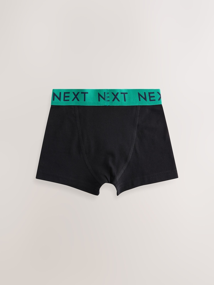 Black with Varsity Waistband Trunks 5 Pack (1.5-16yrs) - Image 4 of 9