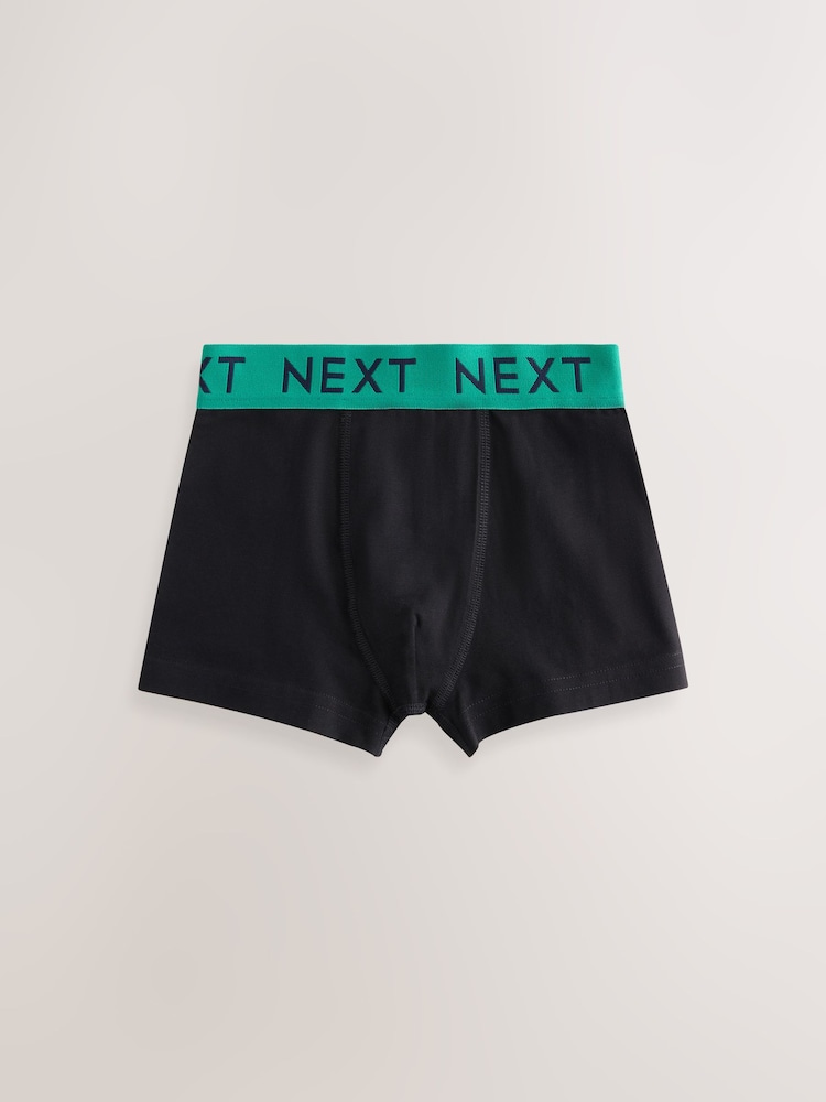 Black with Varsity Waistband Trunks 5 Pack (1.5-16yrs) - Image 5 of 9