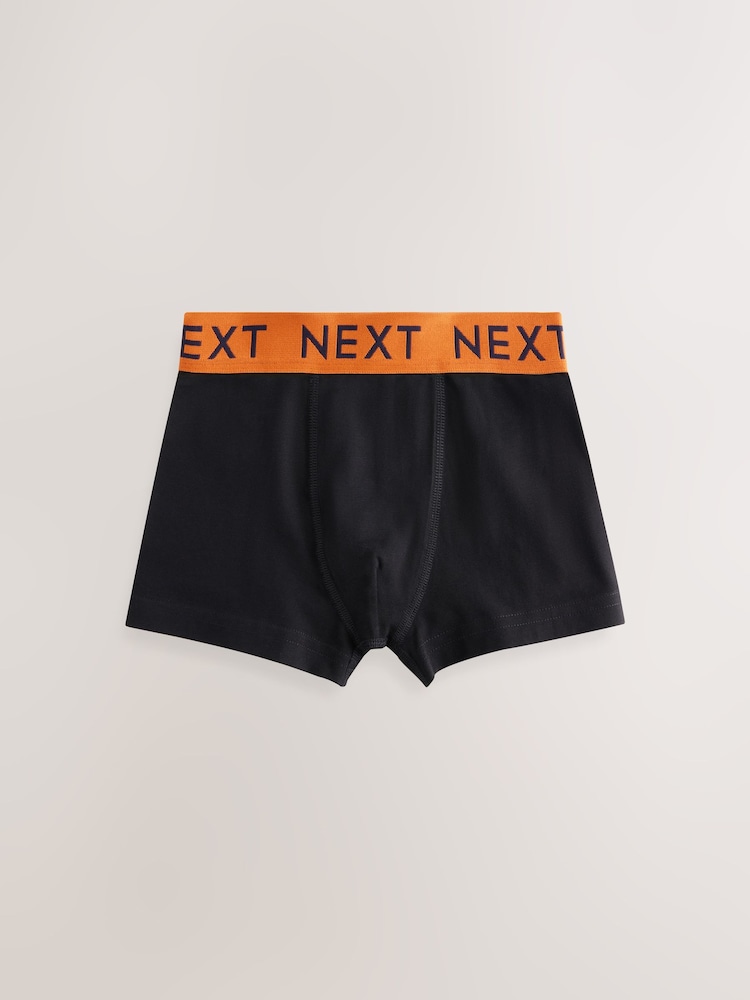 Black with Varsity Waistband Trunks 5 Pack (1.5-16yrs) - Image 6 of 9