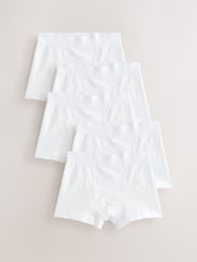 White Trunks 5 Pack (1.5-16yrs) - Image 1 of 5