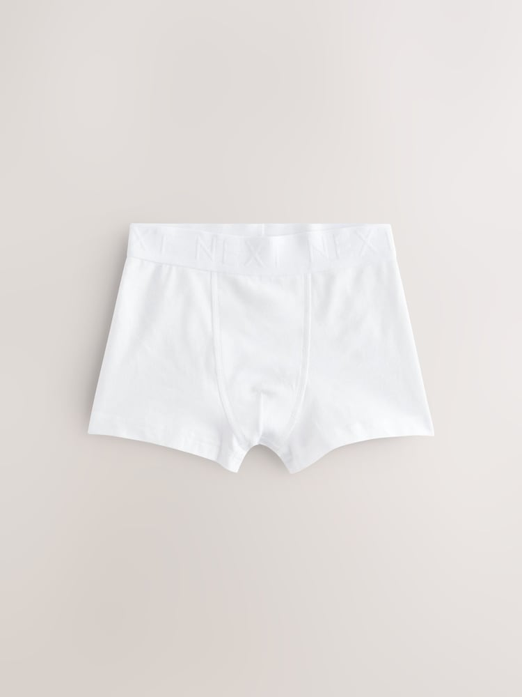 White Trunks 5 Pack (1.5-16yrs) - Image 2 of 5