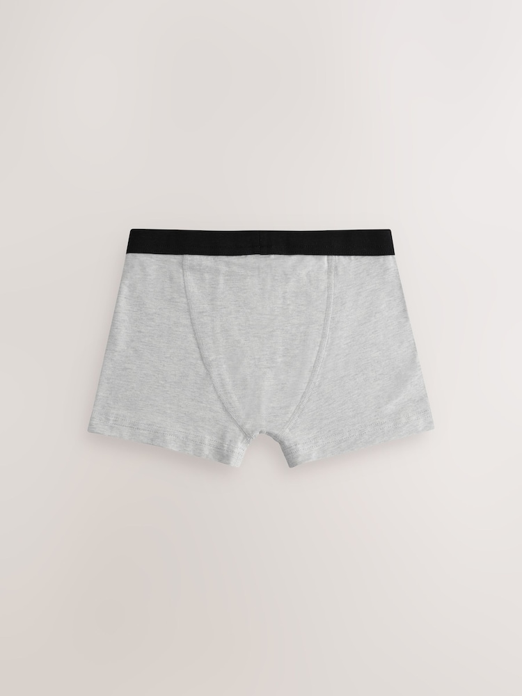 Grey Soft Waistband Trunks 10 Pack (2-16yrs) - Image 3 of 8