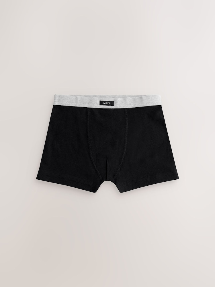 Grey Soft Waistband Trunks 10 Pack (2-16yrs) - Image 6 of 8