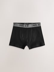 Black with Grey Waistband Trunks 10 Pack (1.5-16yrs) - Image 2 of 5