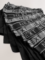 Black with Grey Waistband Trunks 10 Pack (1.5-16yrs) - Image 5 of 5