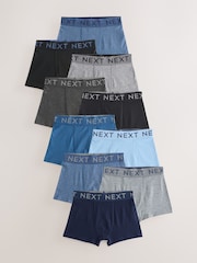 Blue/Grey Trunks 10 Pack (1.5-16yrs) - Image 1 of 14