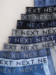 Blue/Grey Trunks 10 Pack (1.5-16yrs) - Image 13 of 14
