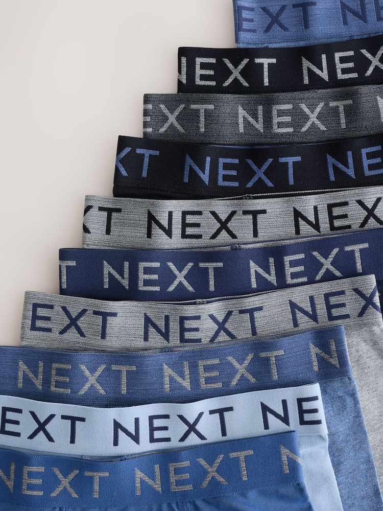 Blue/Grey Trunks 10 Pack (1.5-16yrs) - Image 14 of 14 Blue/Grey Trunks 10 Pack (1.5-16yrs) - Image 14 of 14