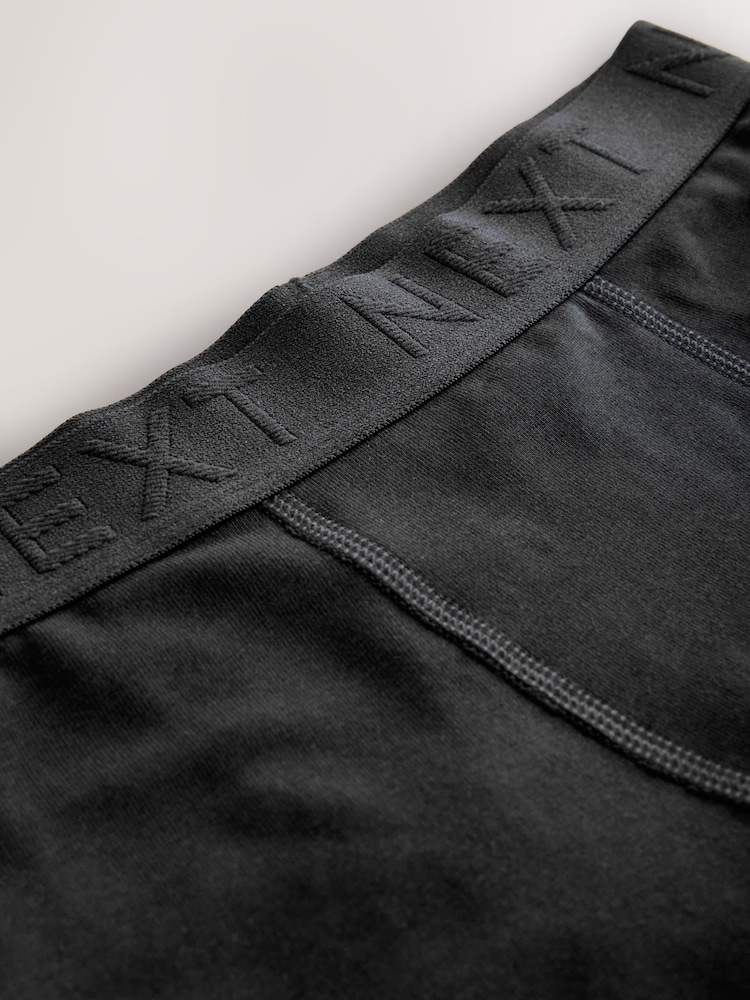 Black With Black Waistband Trunks 5 Pack (1.5-16yrs) - Image 4 of 4