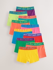 Contrast Brights Trunks 10 Pack (1.5-16yrs) - Image 1 of 14