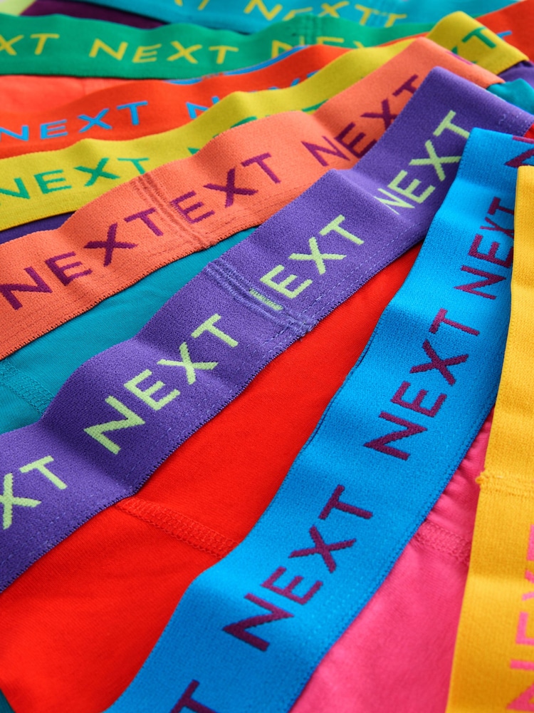 Contrast Brights Trunks 10 Pack (1.5-16yrs) - Image 13 of 14