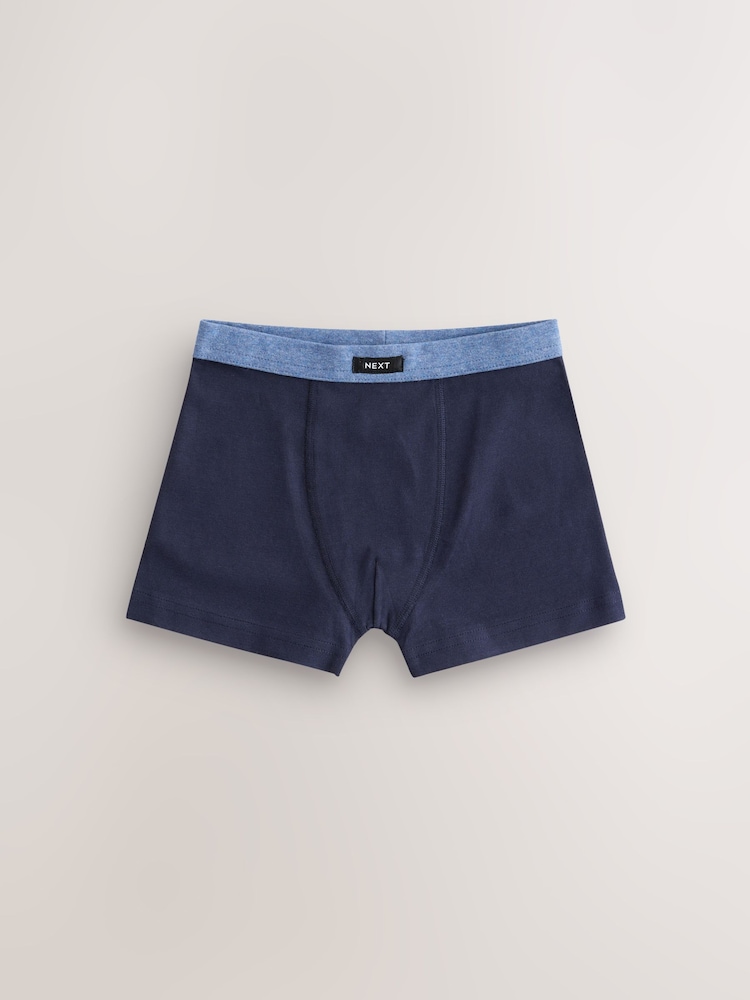 Blue/Grey Soft Waistband Trunks 10 Pack (2-16yrs) - Image 2 of 14 Blue/Grey Soft Waistband Trunks 10 Pack (2-16yrs) - Image 2 of 14