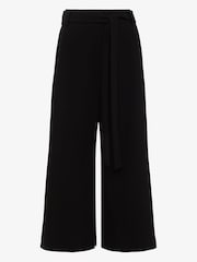French Connection Black Whisper Belted Culottes - Image 4 of 4