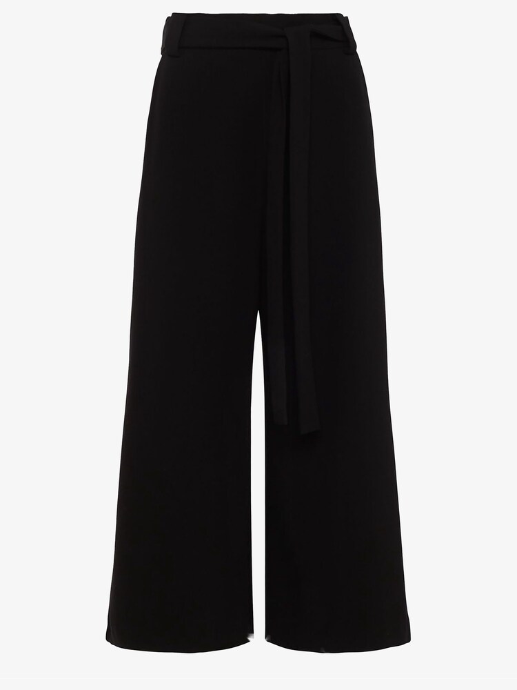 French Connection Black Whisper Belted Culottes - Image 6 of 6