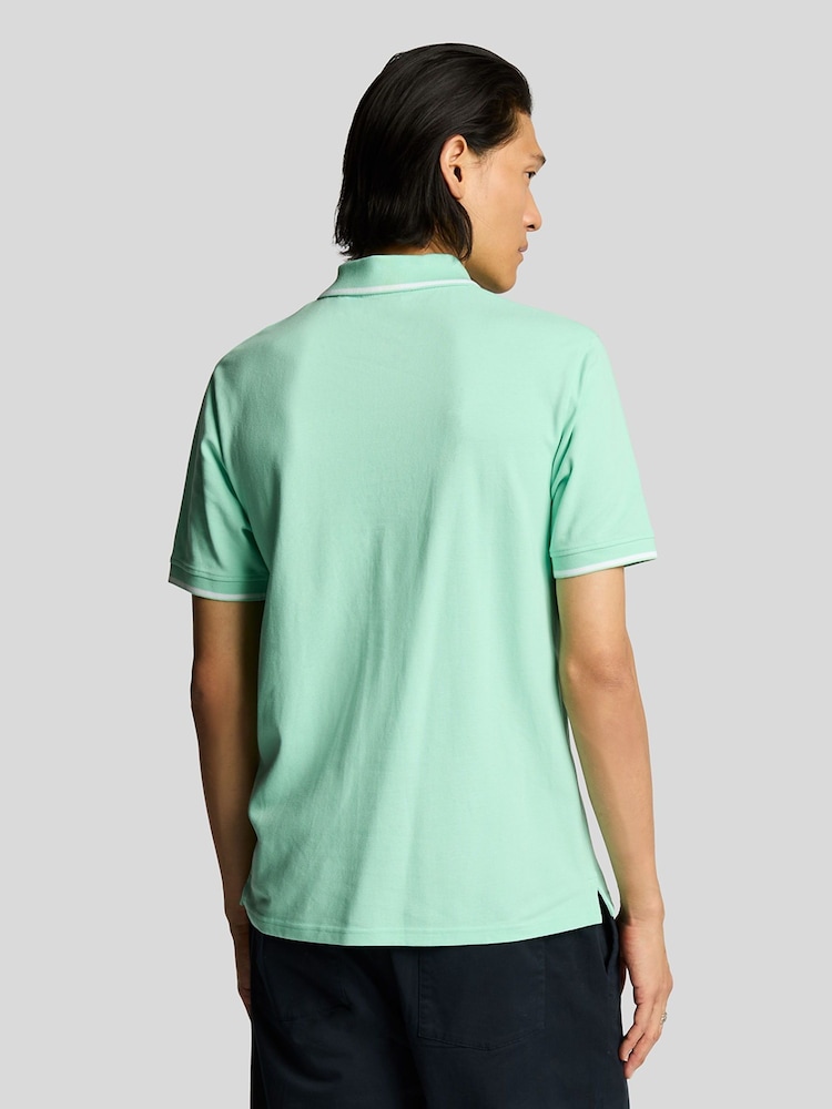 Lyle & Scott Green Leaf Plain Polo Shirt - Image 3 of 5