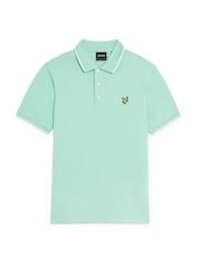 أخضر ورق شجر - قميص بولو سادة من Lyle & Scott - صورة 5 من 5