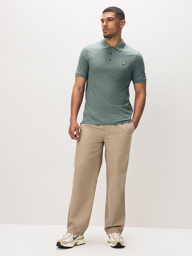 Lyle & Scott Green Classic Polo Shirt - Image 3 of 4