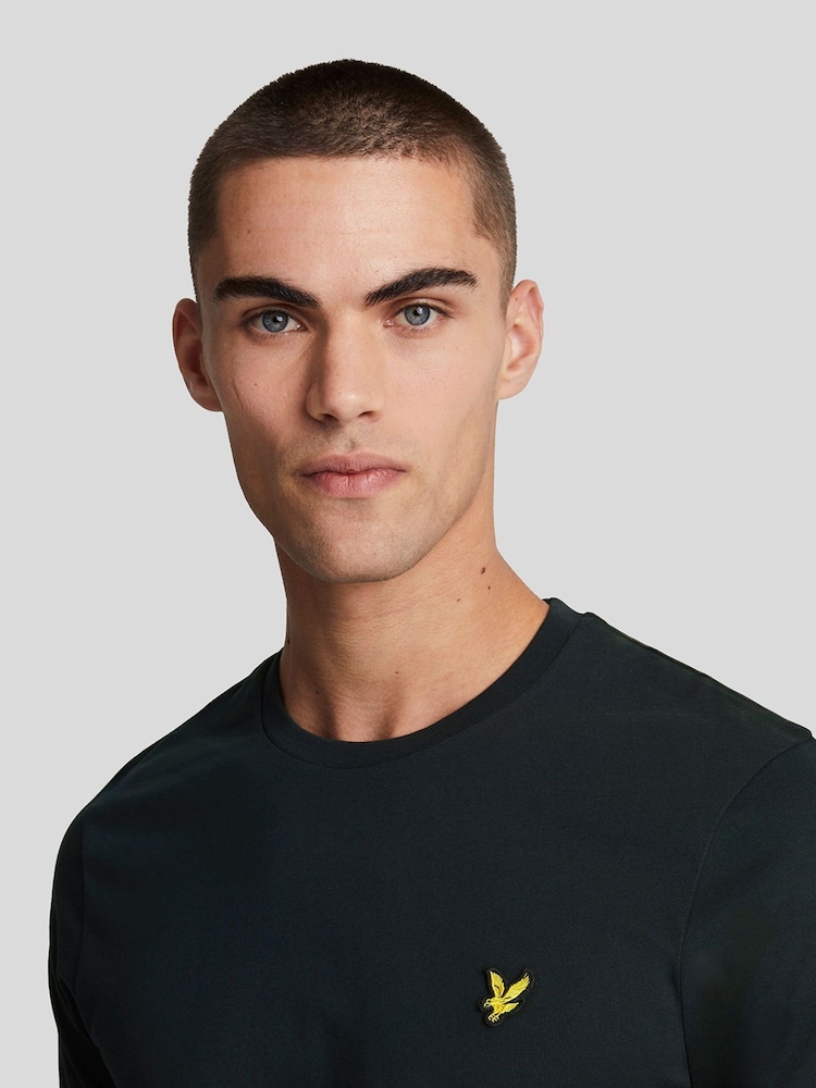 Tricou simplu Lyle & Scott din bumbac - Image 4 of 5