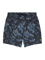Lyle & Scott Blue Digital Floral Print Swim Short - Image 5 of 5