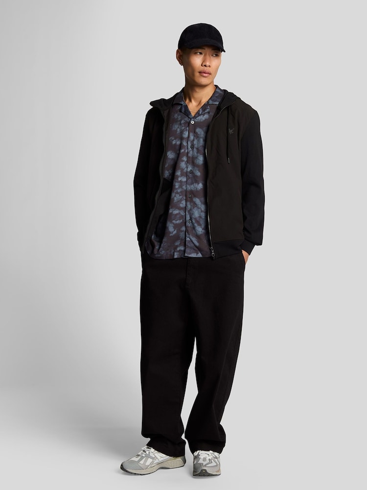 Lyle & Scott Blue Digital Floral Print Resort Shirt - Image 2 of 5