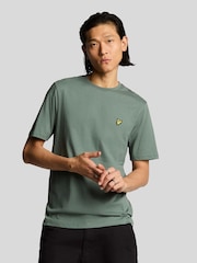 Lyle & Scott Green Cotton Plain T-Shirt - Image 1 of 4