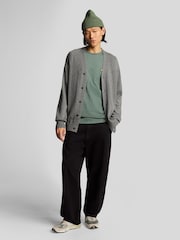 Lyle & Scott Green Cotton Plain T-Shirt - Image 2 of 4