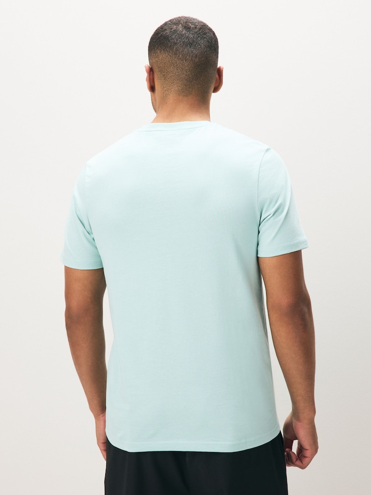 Lyle & Scott Blue Cotton Plain T-Shirt - Image 2 of 4