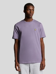 Lyle & Scott Purple Cotton Plain T-Shirt - Image 1 of 5