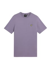 Lyle & Scott Purple Cotton Plain T-Shirt - Image 5 of 5