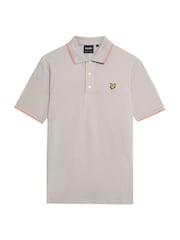 رمادي فاتح - قميص بولو سادة من Lyle & Scott - صورة 5 من 5