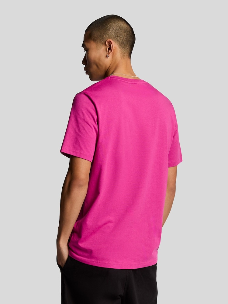 Lyle & Scott Pink Cotton Plain T-Shirt - Image 2 of 5