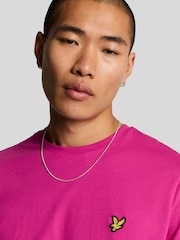 Lyle & Scott Pink Cotton Plain T-Shirt - Image 3 of 5